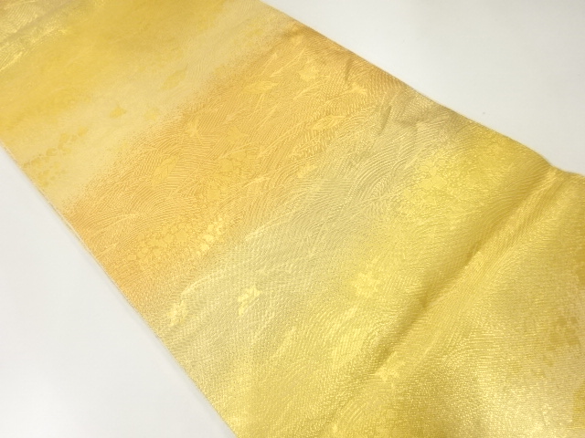 佐賀錦吹き寄せ模様織出し全通袋帯